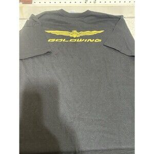 Vintage Honda Goldwing T Shirt XL Mens Black Graphic Cotton Y2K Biker